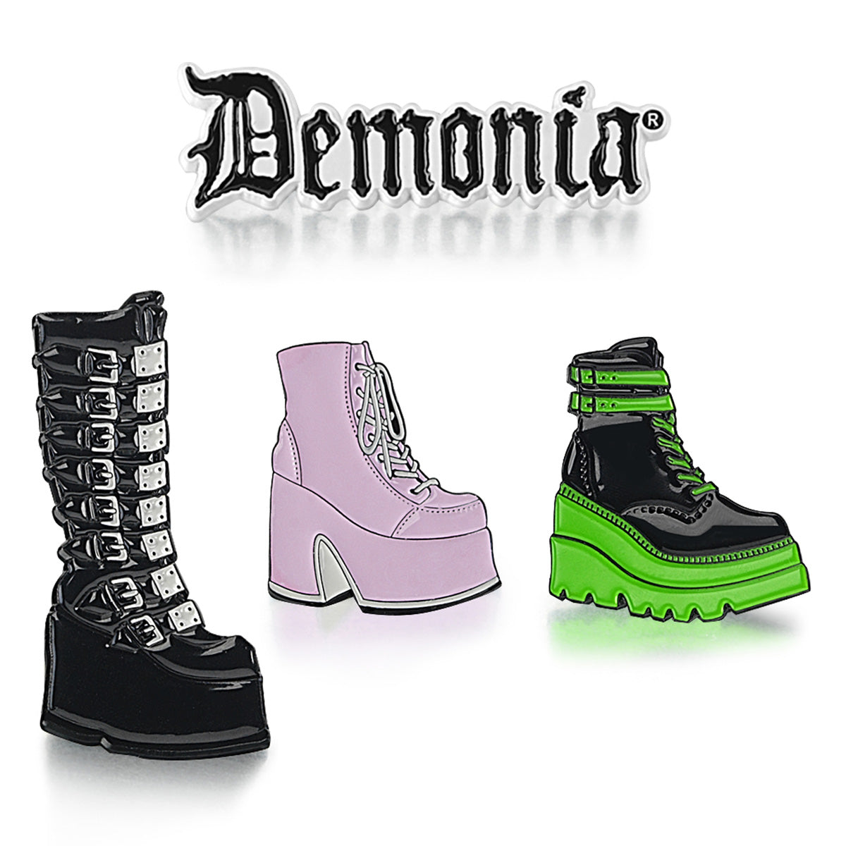 Multi-pack Enamel Pin - Demonia Cult